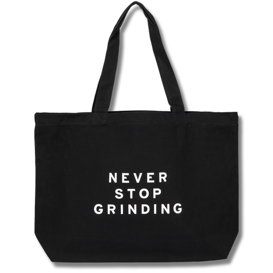 Weekend bag - Never Stop Grinding - Kahiwa Coffee Roasters