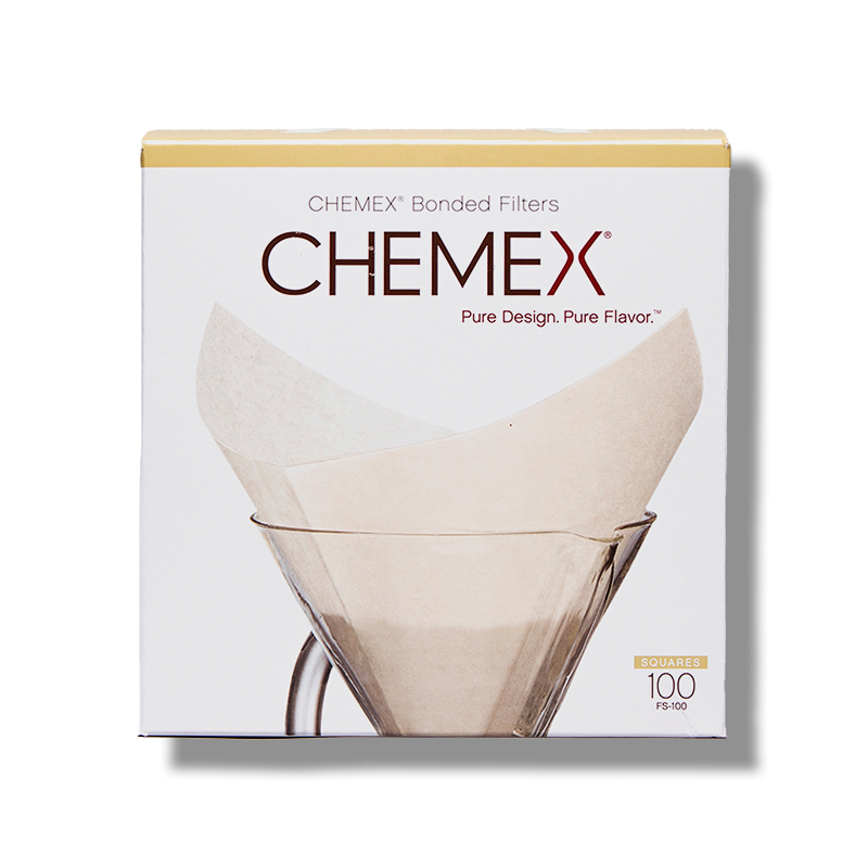 Chemex square suodatinpaperit 6, 8 ja 10 kupin kannuun, 100 kpl - Kahiwa Coffee Roasters