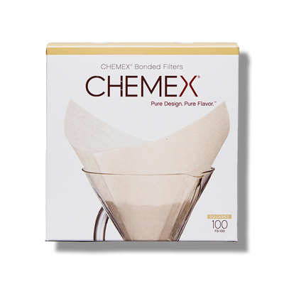 Chemex square suodatinpaperit 6, 8 ja 10 kupin kannuun, 100 kpl - Kahiwa Coffee Roasters